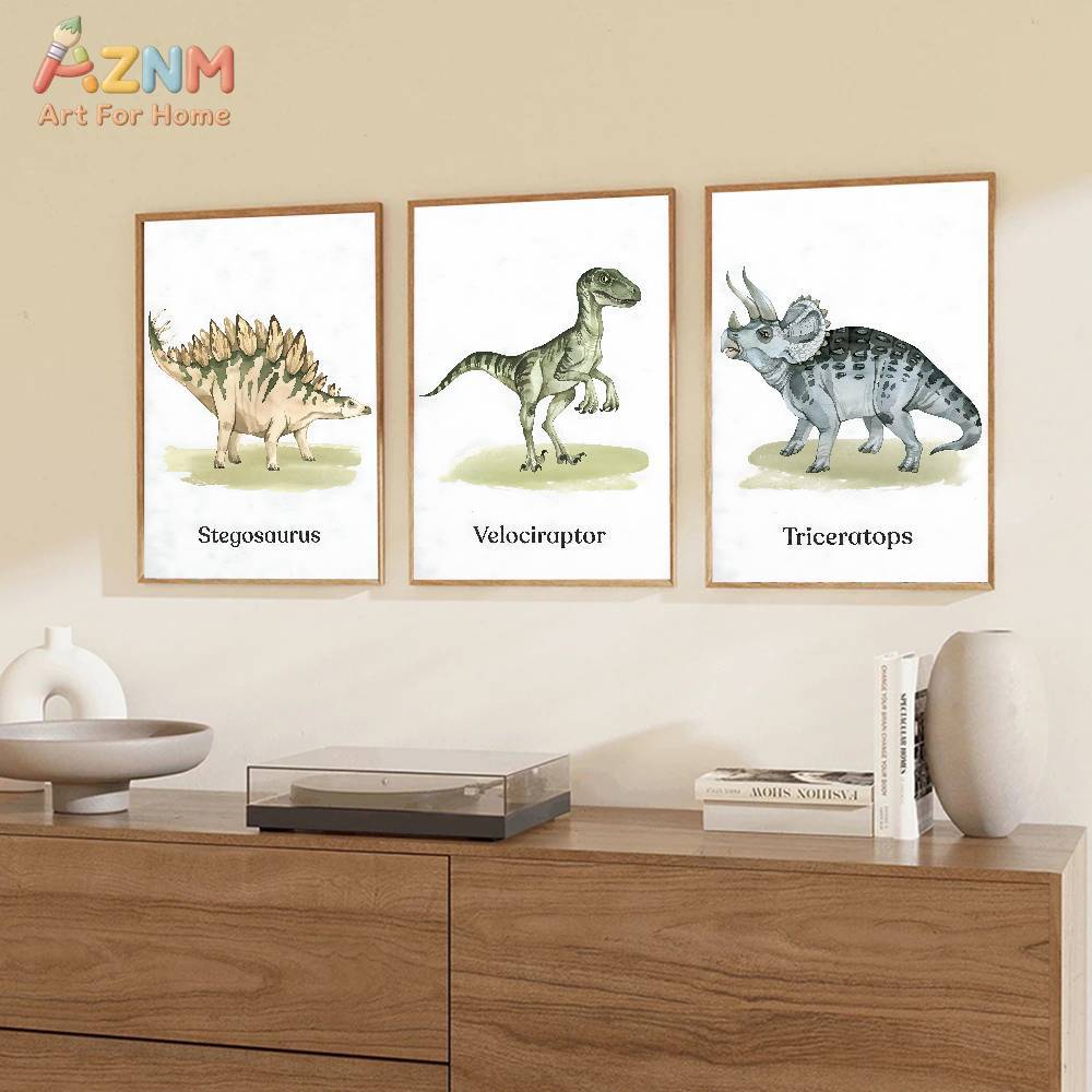 AZNM Cute Cartoon Animal Canva - Baby Nursery Prints recensie en prijs