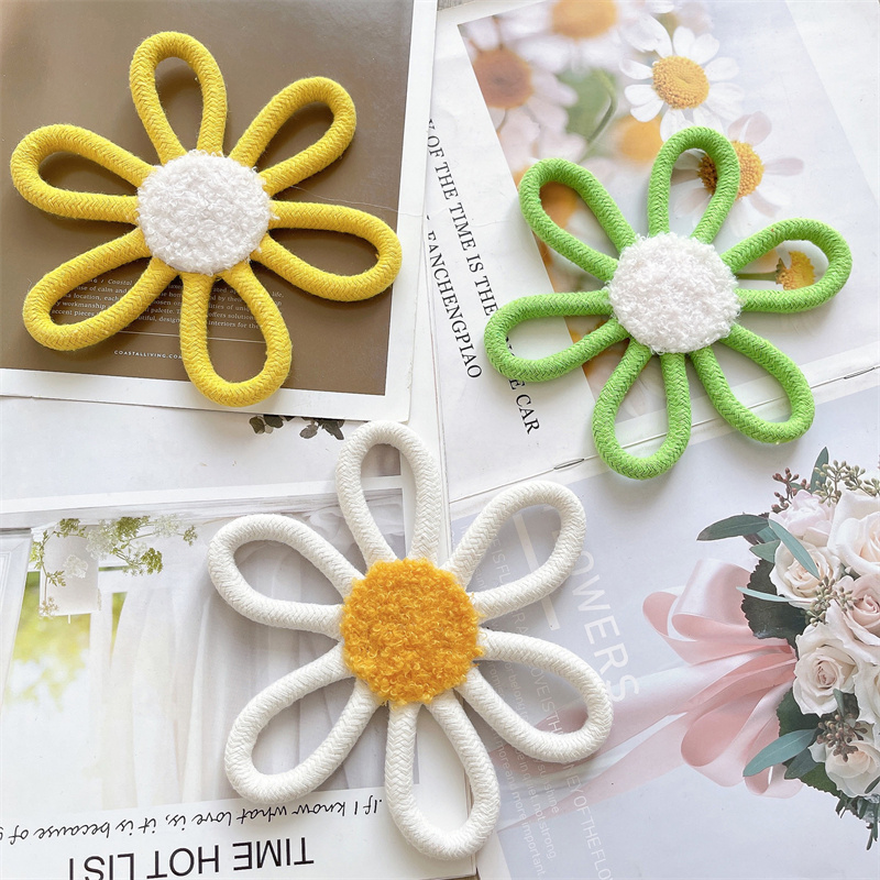 Cotton Rope Woven Daisy Flower - Baby Nursery Needs recensie en prijs