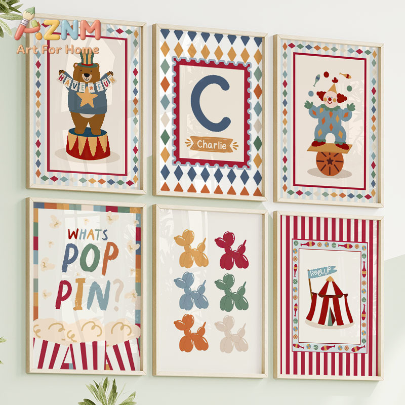 Circus Bear Magician Dog Quote - Baby Nursery Prints recensie en prijs