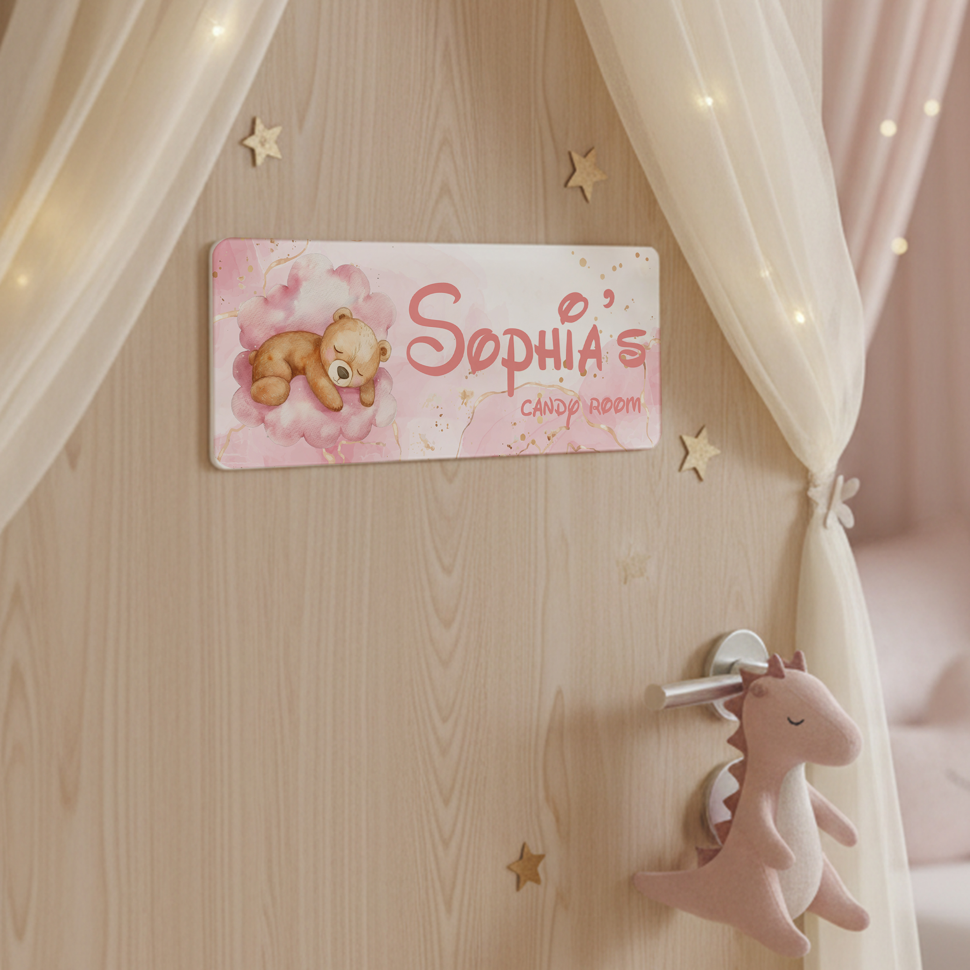 1pc Custom Bear Name/Text Acry - Baby Nursery Name recensie en prijs