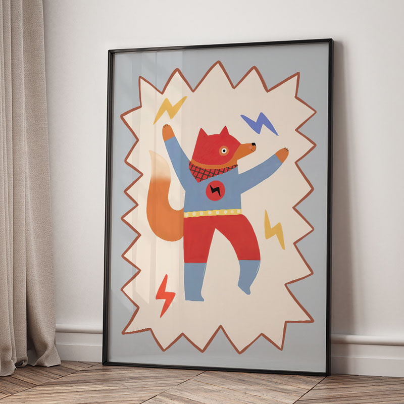 Funny Cartoon Super Cool Kid N - Baby Nursery Needs recensie en prijs