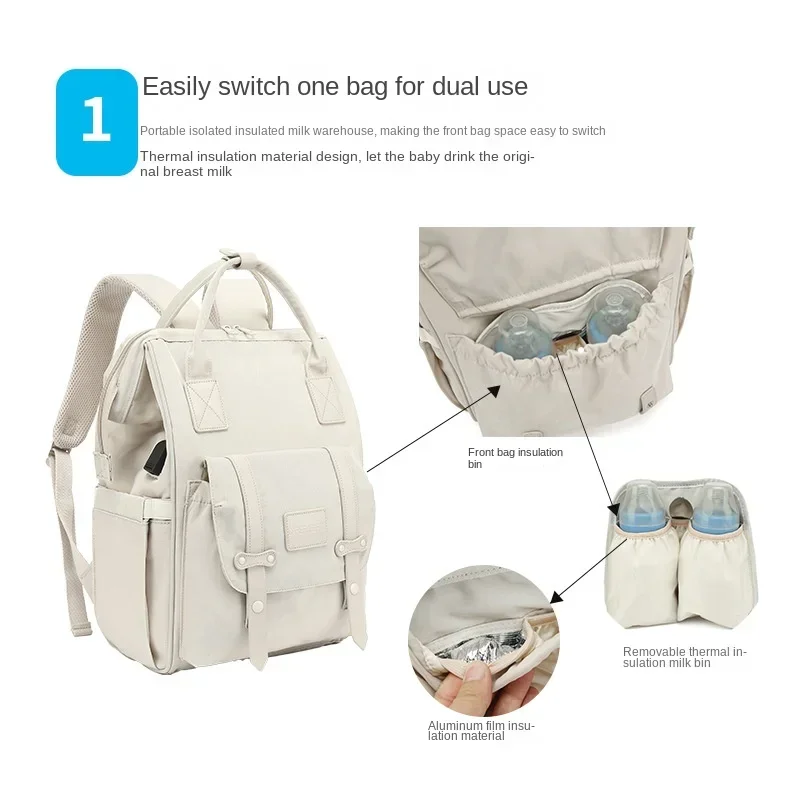 Baby Nappy Bag Mummy Bag Backp - Baby Nursery Backpack recensie en prijs