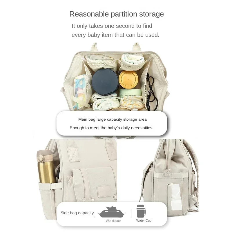 Baby Nappy Bag Mummy Bag Backp - Baby Nursery Backpack recensie en prijs